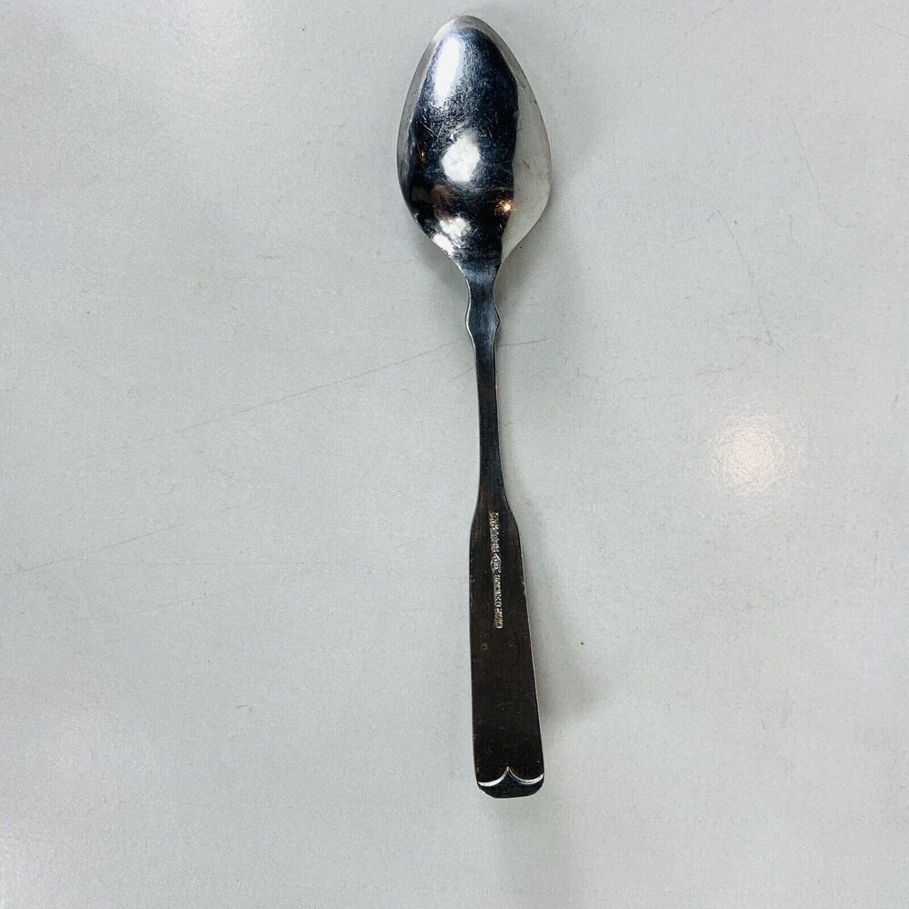 STANLEY ROBERTS / ROGERS STAINLESS OLDE BOSTON Teaspoon - Picture 5 of 6